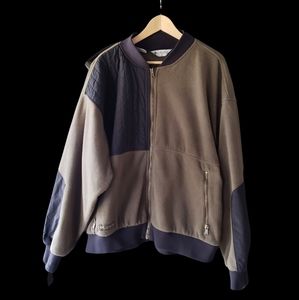 Vintage Columbia Retro Color Block Bomber Jacket